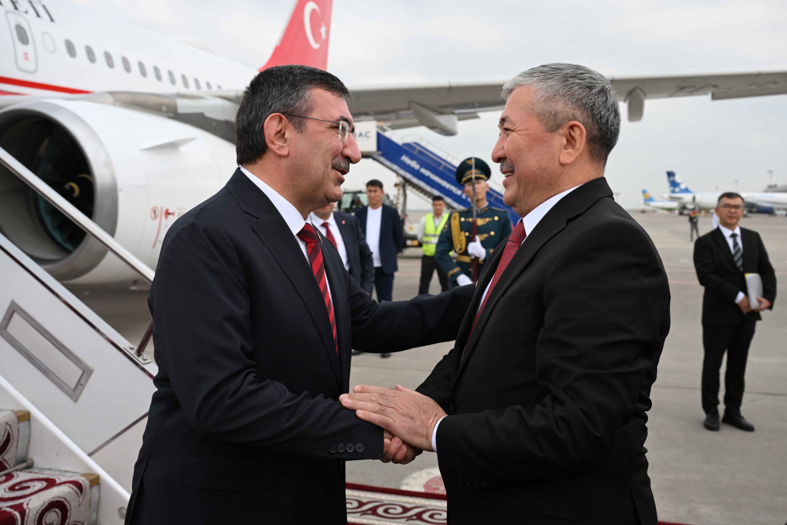 Vice President of Türkiye arrives in Kyrgyzstan