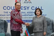 Azerbaijani Parliament Speaker meets with Malaysian PM (PHOTO)