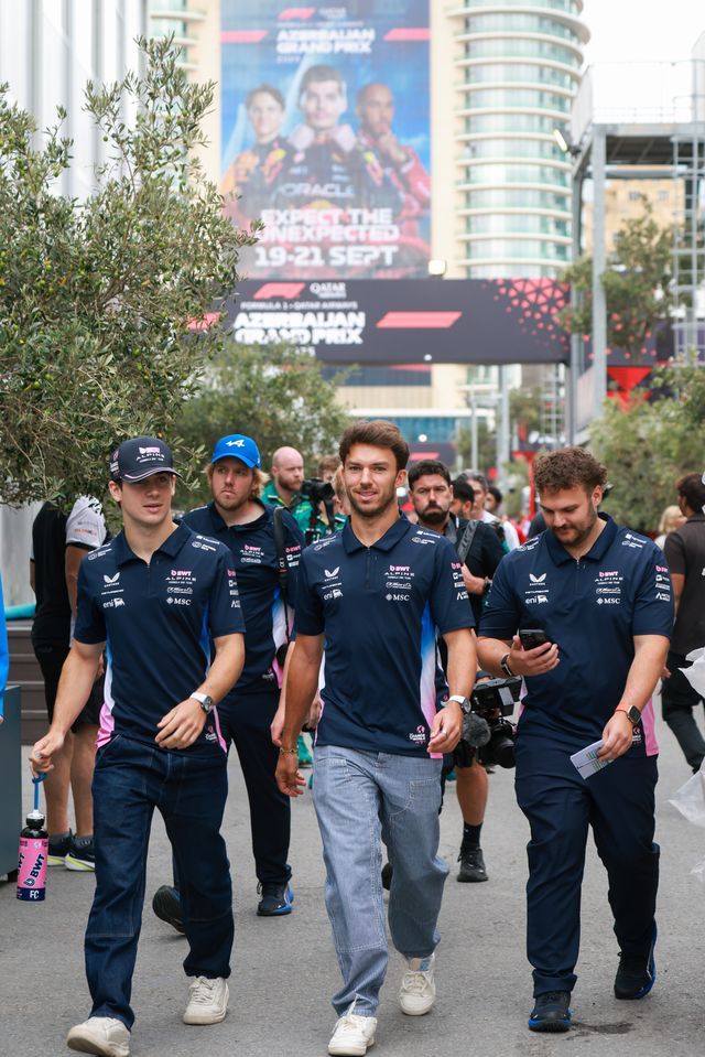 Formula 1 stars lighting up paddock as clock ticks down to Baku race (PHOTO)
