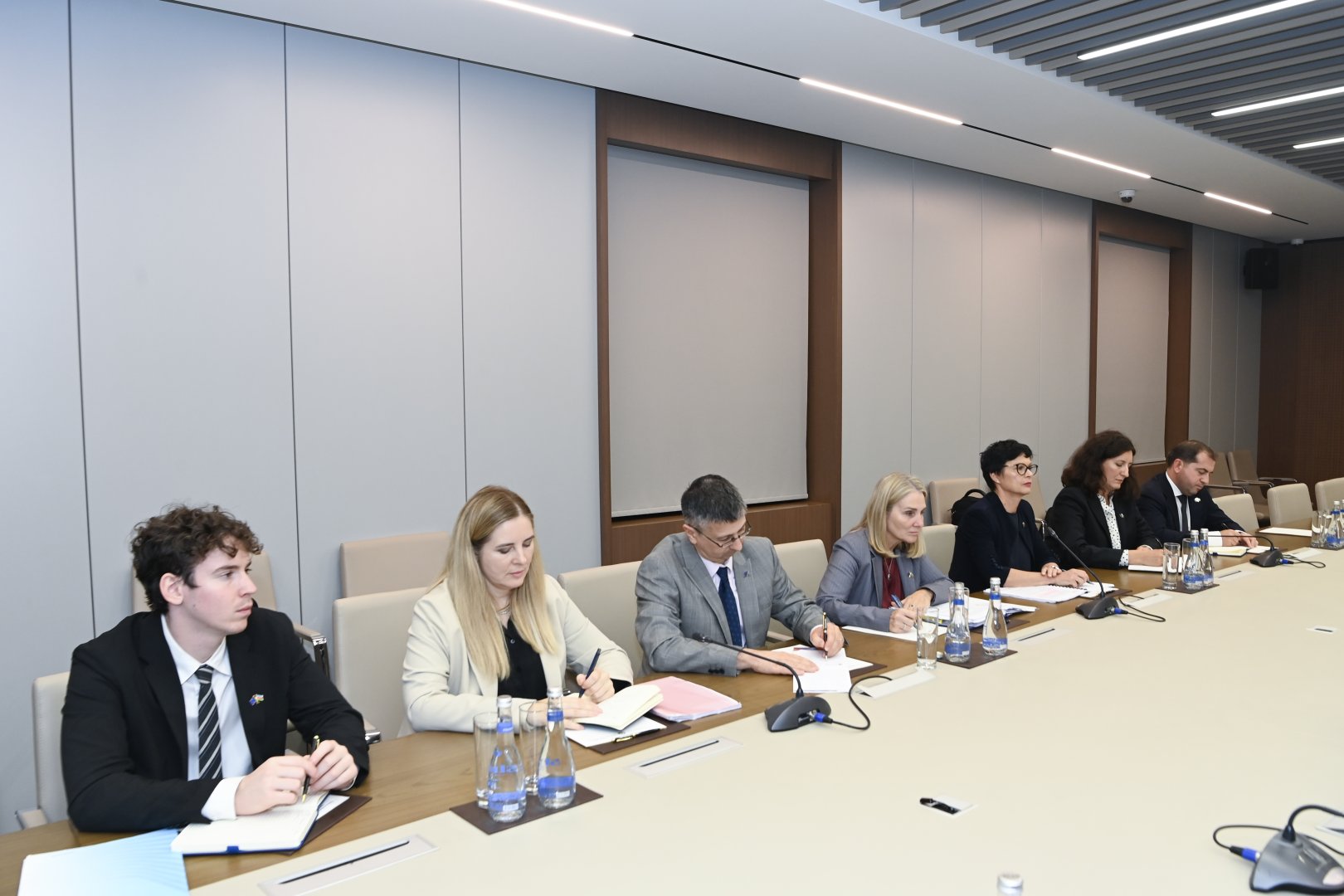 Azerbaijani FM meets with EU Commissioner for Enlargement (PHOTO)