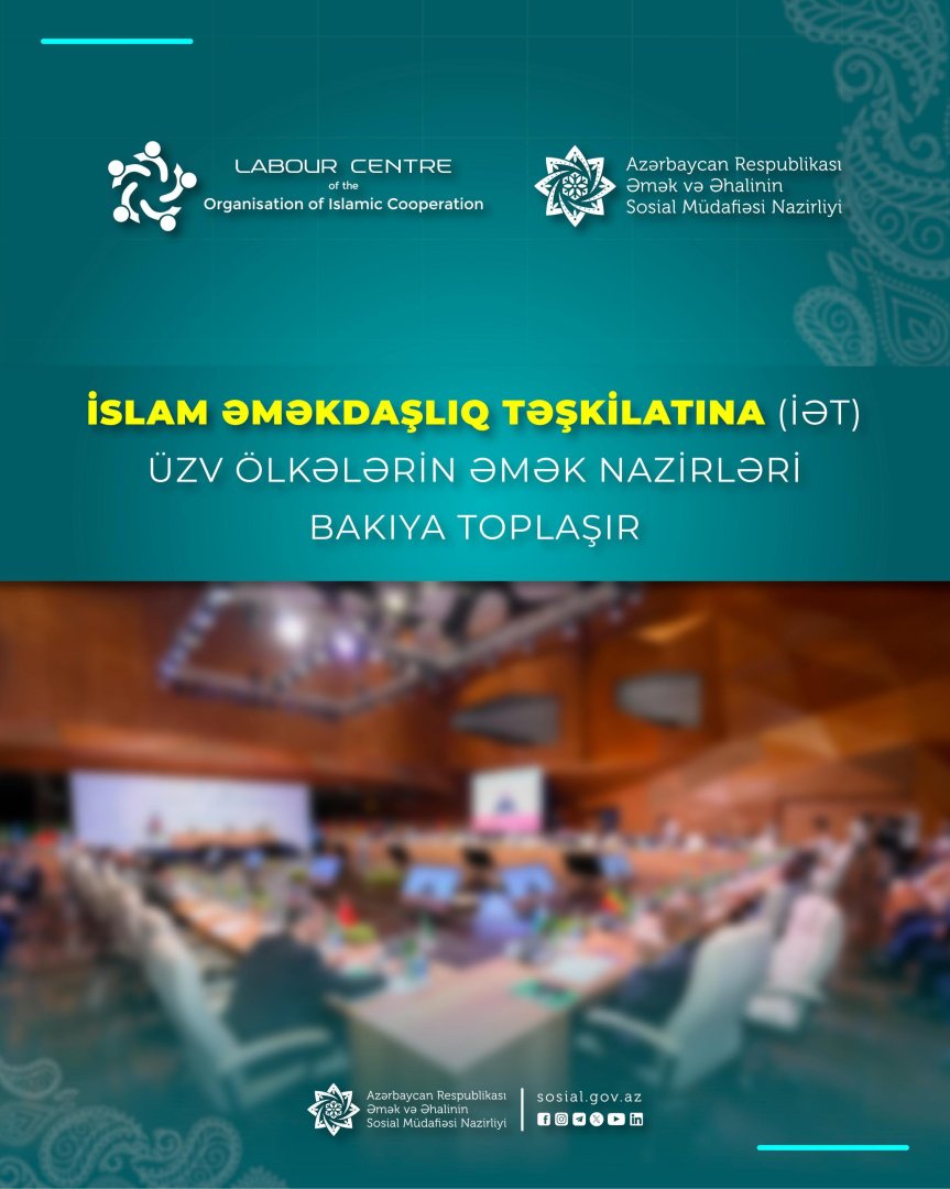 Ministers of Labour from OIC member states set to convene in Azerbaijan's Baku