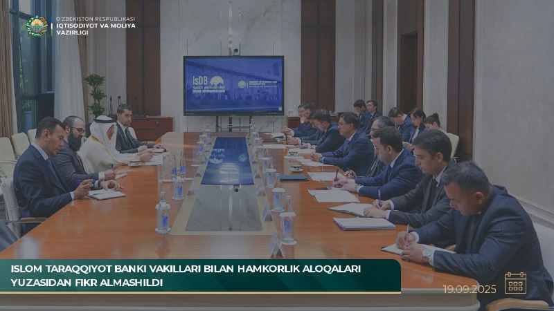 Uzbekistan and IsDB join forces to enhance Islamic finance and rural dev't