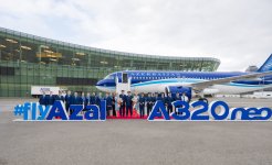 AZAL adds a new Airbus A320neo to its fleet (PHOTO)