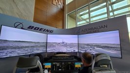 Azerbaijan’s Baku showcases 'Boeing 787 Dreamliner' simulator presentation (PHOTO)