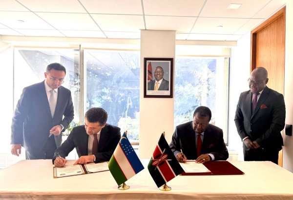 Uzbekistan's FM signs communiqué on diplomatic ties with Kenya