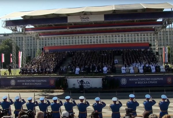 Chief of Azerbaijan Army's General Staff attends military parade in Belgrade (PHOTO)