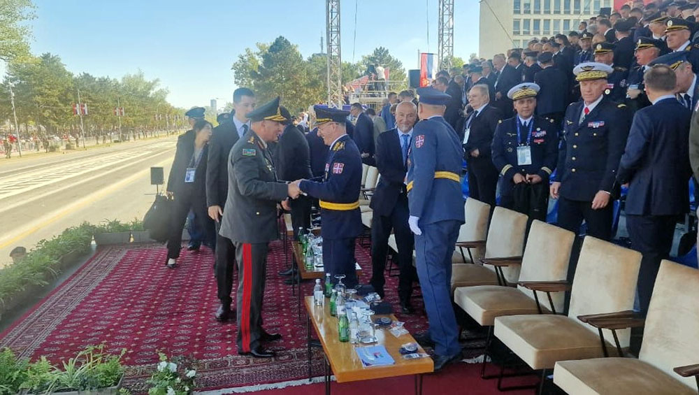 Chief of Azerbaijan Army's General Staff attends military parade in Belgrade (PHOTO)
