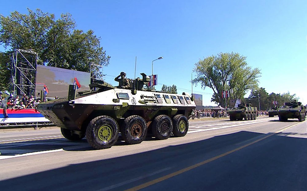 Chief of Azerbaijan Army's General Staff attends military parade in Belgrade (PHOTO)