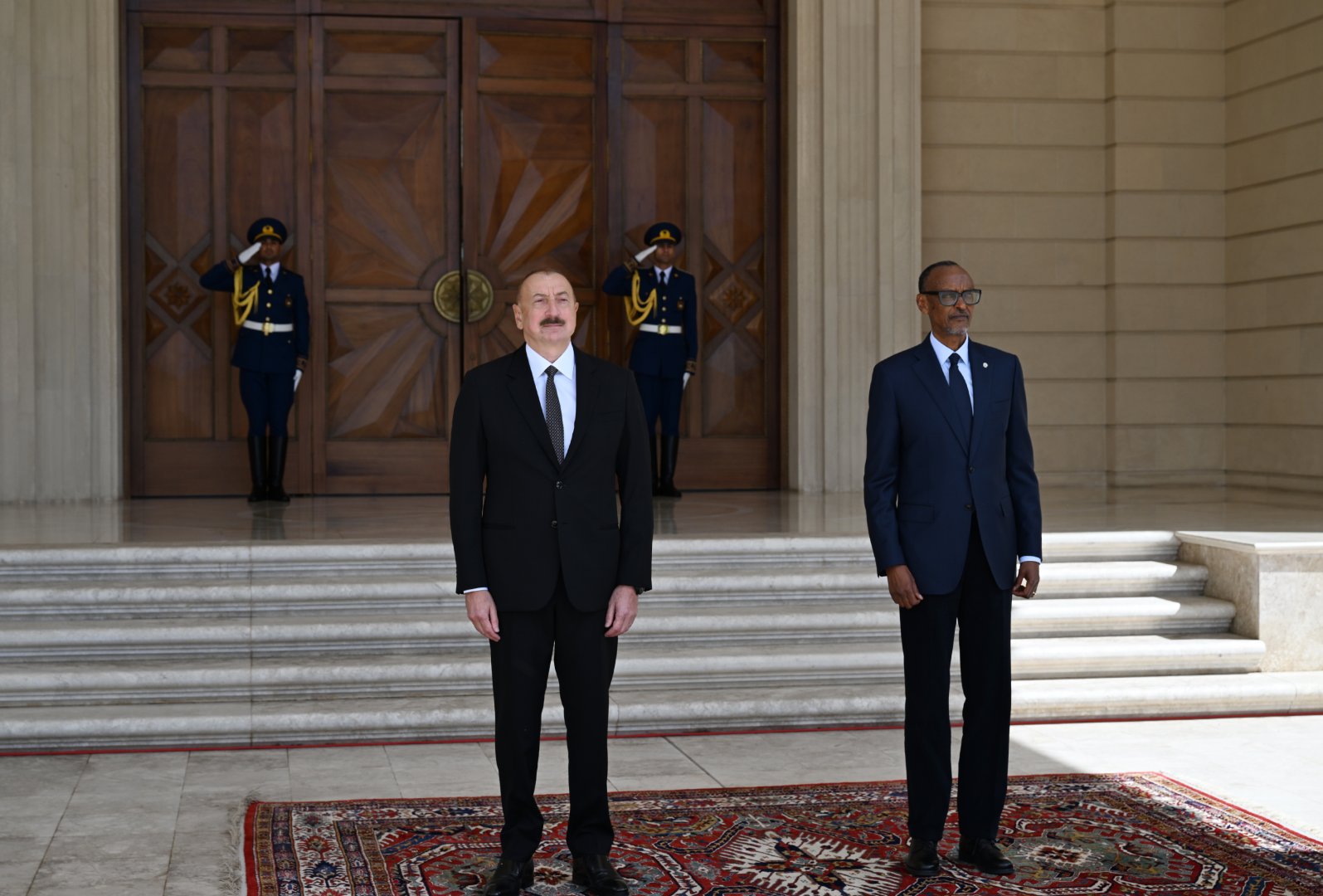 Baku hosts official welcome ceremony for President of Rwanda (PHOTO)