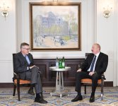 President Ilham Aliyev meets Chairman and CEO of Neuberger Berman in New York (PHOTO)