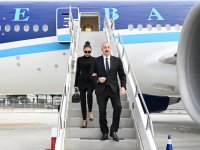 President Ilham Aliyev arrives in New York to attend 80th session of UN General Assembly (PHOTO/VIDEO)