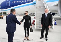 President Ilham Aliyev arrives in New York to attend 80th session of UN General Assembly (PHOTO/VIDEO)