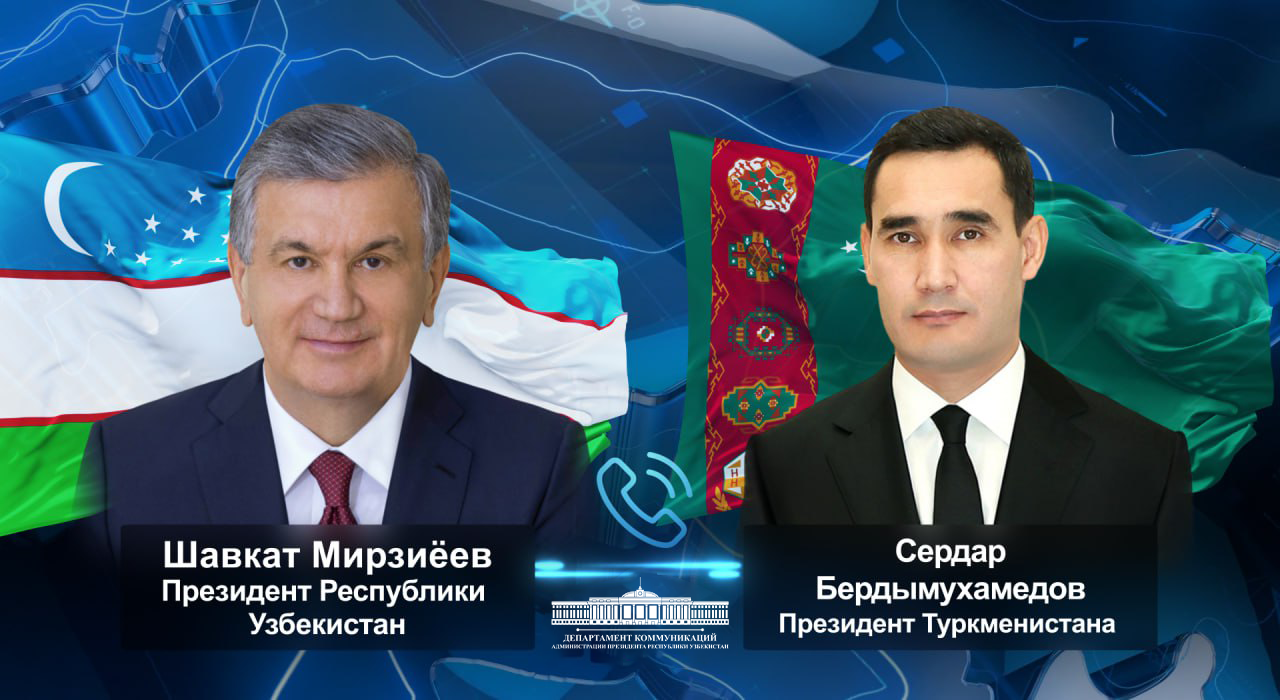 Uzbek and Turkmen presidents discuss trade and energy co-op
