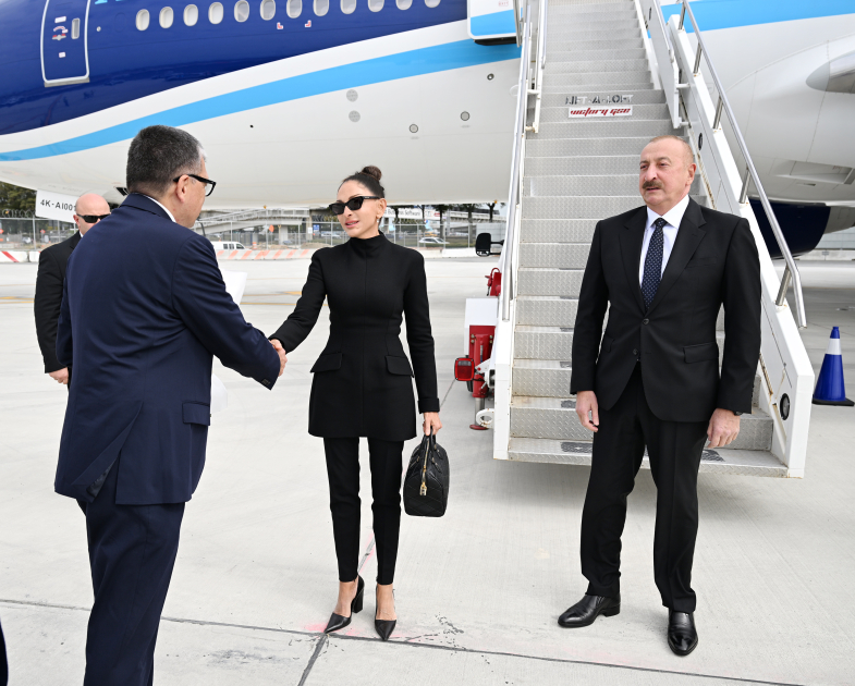 President Ilham Aliyev arrives in New York to attend 80th session of UN General Assembly (PHOTO/VIDEO)