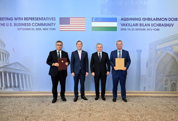 Uzbekistan, U.S. firms sign wide-ranging economic co-op agreements