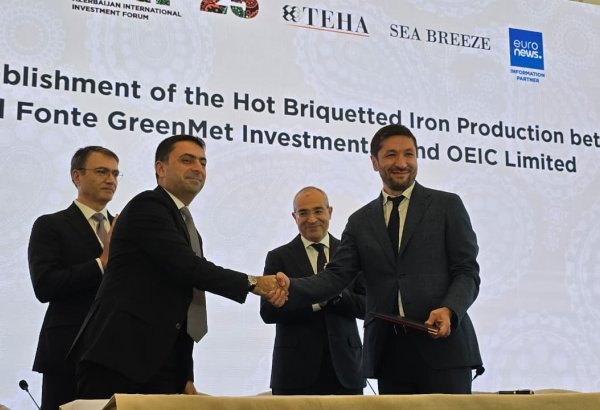 Azerbaijan, Kazakhstan strike iron production deal to boost co-op (PHOTO)