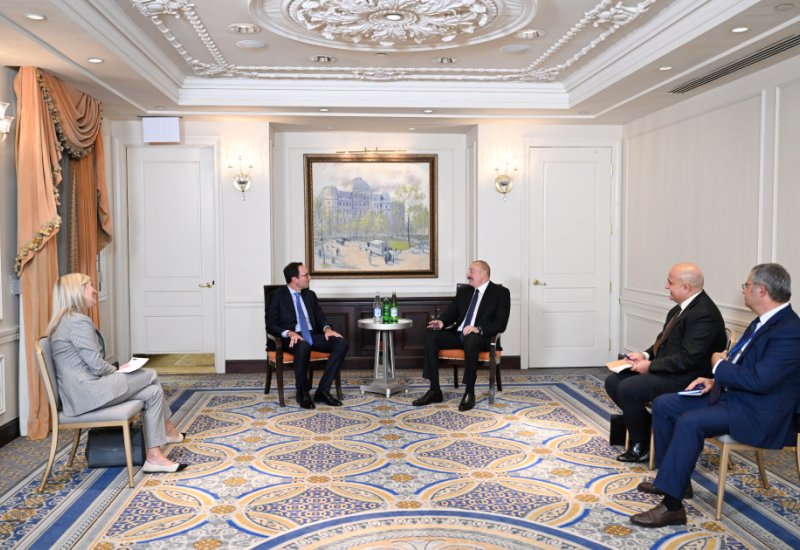 President Ilham Aliyev meets President and CEO of Blackstone in New York (PHOTO/VIDEO)