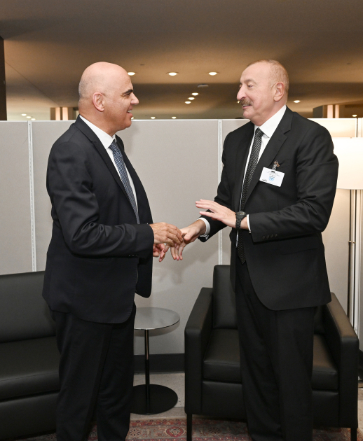 President Ilham Aliyev meets Council of Europe SecGen at UN HQ in New York (PHOTO)