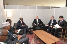 President Ilham Aliyev meets with President of Kenya at UN HQ in New York (PHOTO)