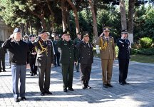 Foreign attachés in Azerbaijan visit Military Institute named after Heydar Aliyev (PHOTO)