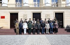 Foreign attachés in Azerbaijan visit Military Institute named after Heydar Aliyev (PHOTO)