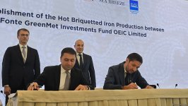 Azerbaijan, Kazakhstan strike iron production deal to boost co-op (PHOTO)