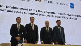 Azerbaijan, Kazakhstan strike iron production deal to boost co-op (PHOTO)