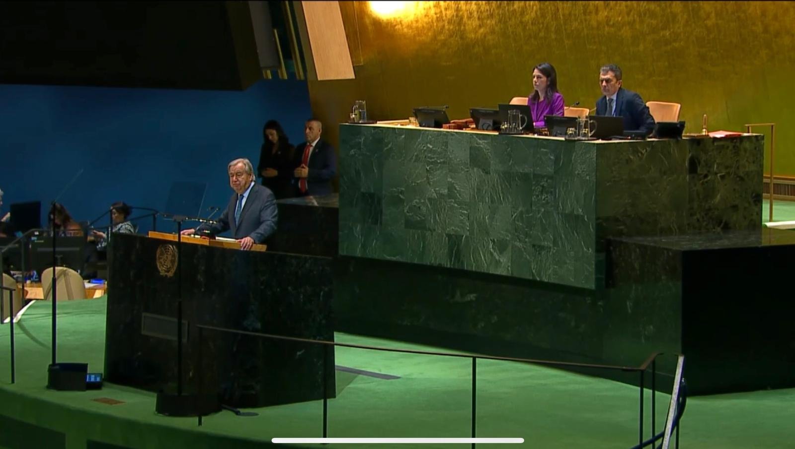UN SecGen cites Azerbaijan-Armenia agreement as positive development