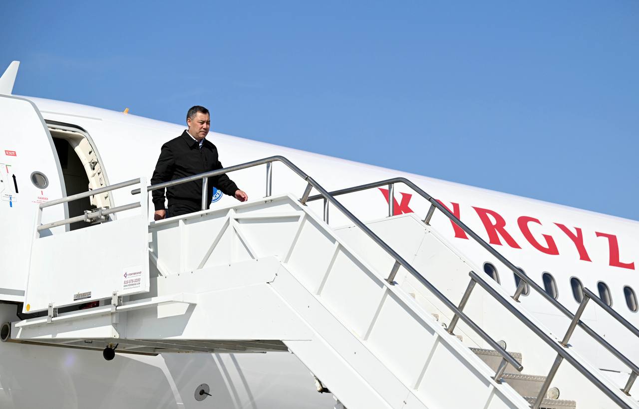 Kyrgyzstan's Japarov lands in New York for high-level UN week