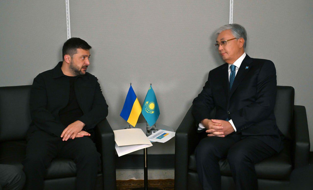 Tokayev, Zelenskyy hold talks on UNGA sidelines