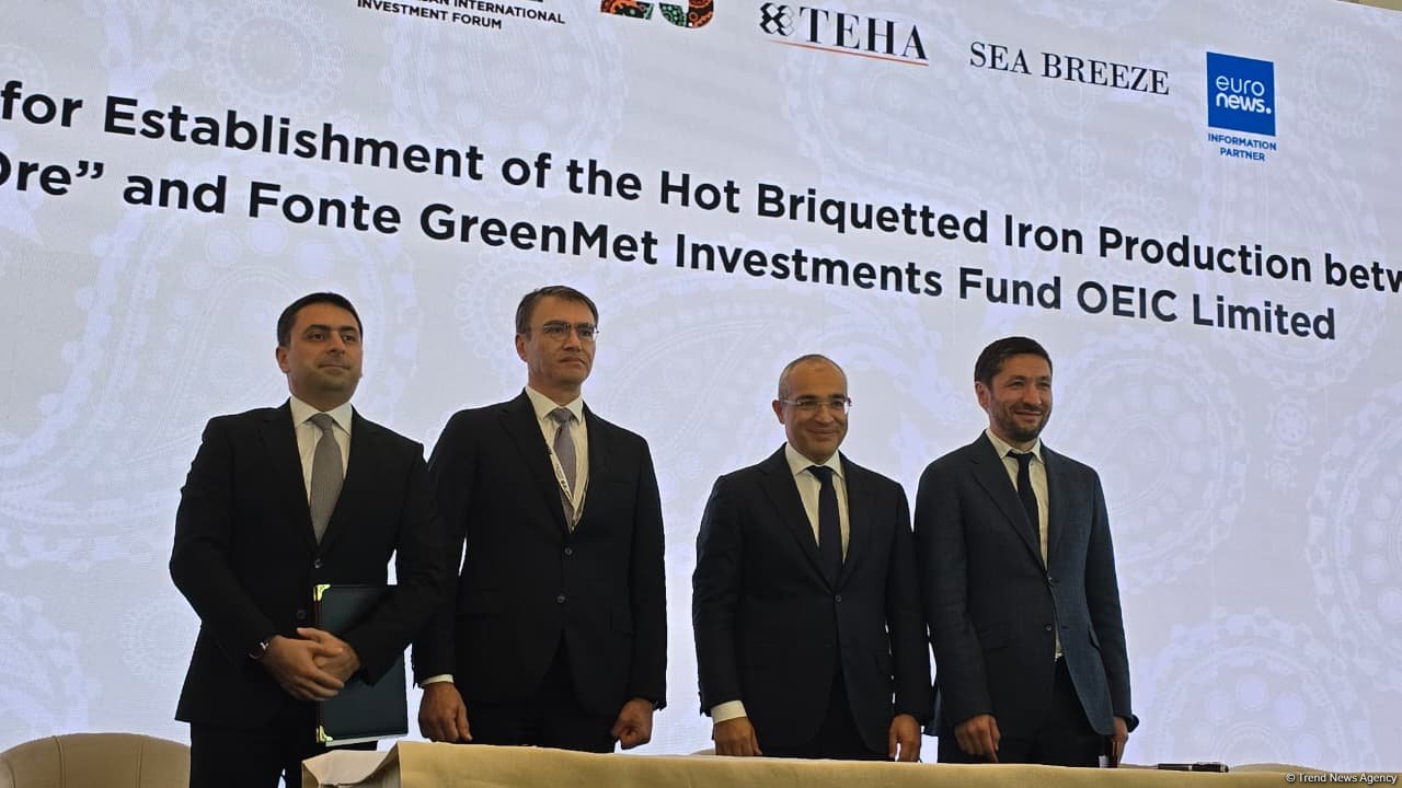 Azerbaijan, Kazakhstan strike iron production deal to boost co-op (PHOTO)