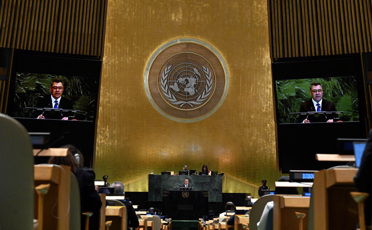 Kyrgyzstan’s Japarov highlights democratic progress at UNGA