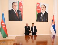 Azerbaijani PM meets with Speaker of Serbian Parliament (PHOTO)