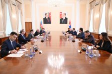 Azerbaijani PM meets with Speaker of Serbian Parliament (PHOTO)