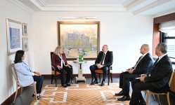 President Ilham Aliyev meets with CEO and President of Franklin Templeton in New York (PHOTO)