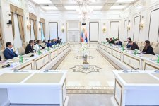 Azerbaijani Parliament speaker meets with Serbian National Assembly's chair (PHOTO)