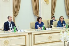 Azerbaijani Parliament speaker meets with Serbian National Assembly's chair (PHOTO)