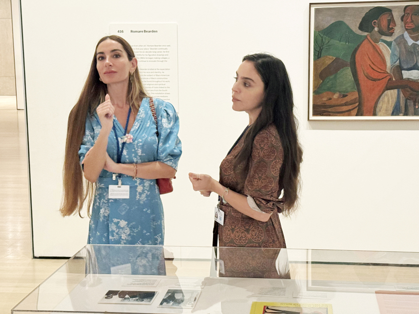 Founder and head of IDEA Public Union Leyla Aliyeva and Arzu Aliyeva visit Museum of Modern Art in New York (PHOTO)