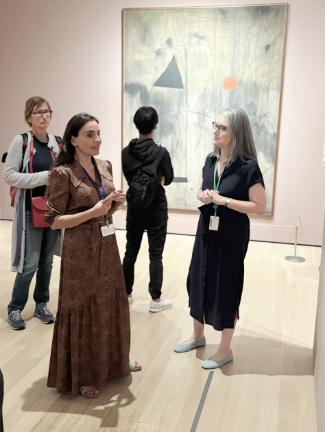 Founder and head of IDEA Public Union Leyla Aliyeva and Arzu Aliyeva visit Museum of Modern Art in New York (PHOTO)