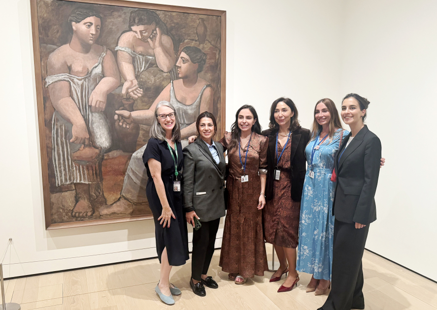 Founder and head of IDEA Public Union Leyla Aliyeva and Arzu Aliyeva visit Museum of Modern Art in New York (PHOTO)