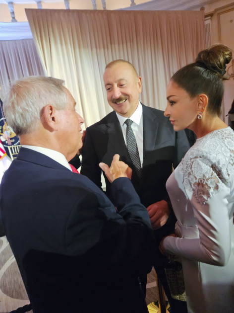 President Ilham Aliyev, First Lady Mehriban Aliyeva attend official reception on 80th session of UN General Assembly (PHOTO)