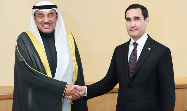 Turkmenistan's Berdimuhamedov meets Kuwaiti crown prince in New York