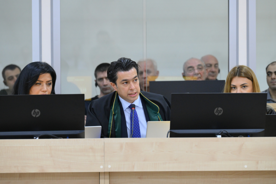 Admissions of Manvel Grigoryan, former deputy minister of defense, regarding the occupation of Azerbaijani territories by Armenia examined as evidence in court (PHOTO)