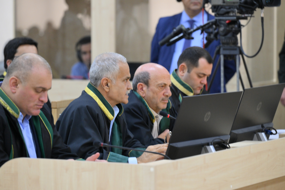 Admissions of Manvel Grigoryan, former deputy minister of defense, regarding the occupation of Azerbaijani territories by Armenia examined as evidence in court (PHOTO)