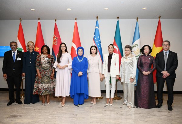 First Lady Mehriban Aliyeva participates in special session as part of UN General Assembly (PHOTO/VIDEO)