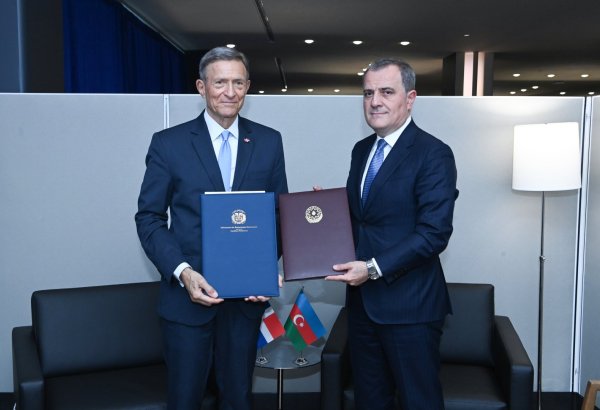 Azerbaijan, Dominican Republic sign visa waiver agreement for diplomatic passports (PHOTO)