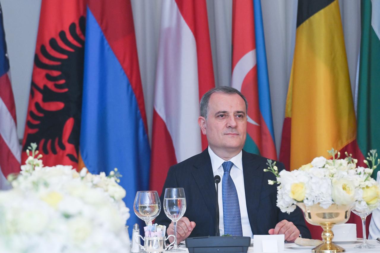 Azerbaijani Foreign Minister attends event organized by US Secretary of State (PHOTO)