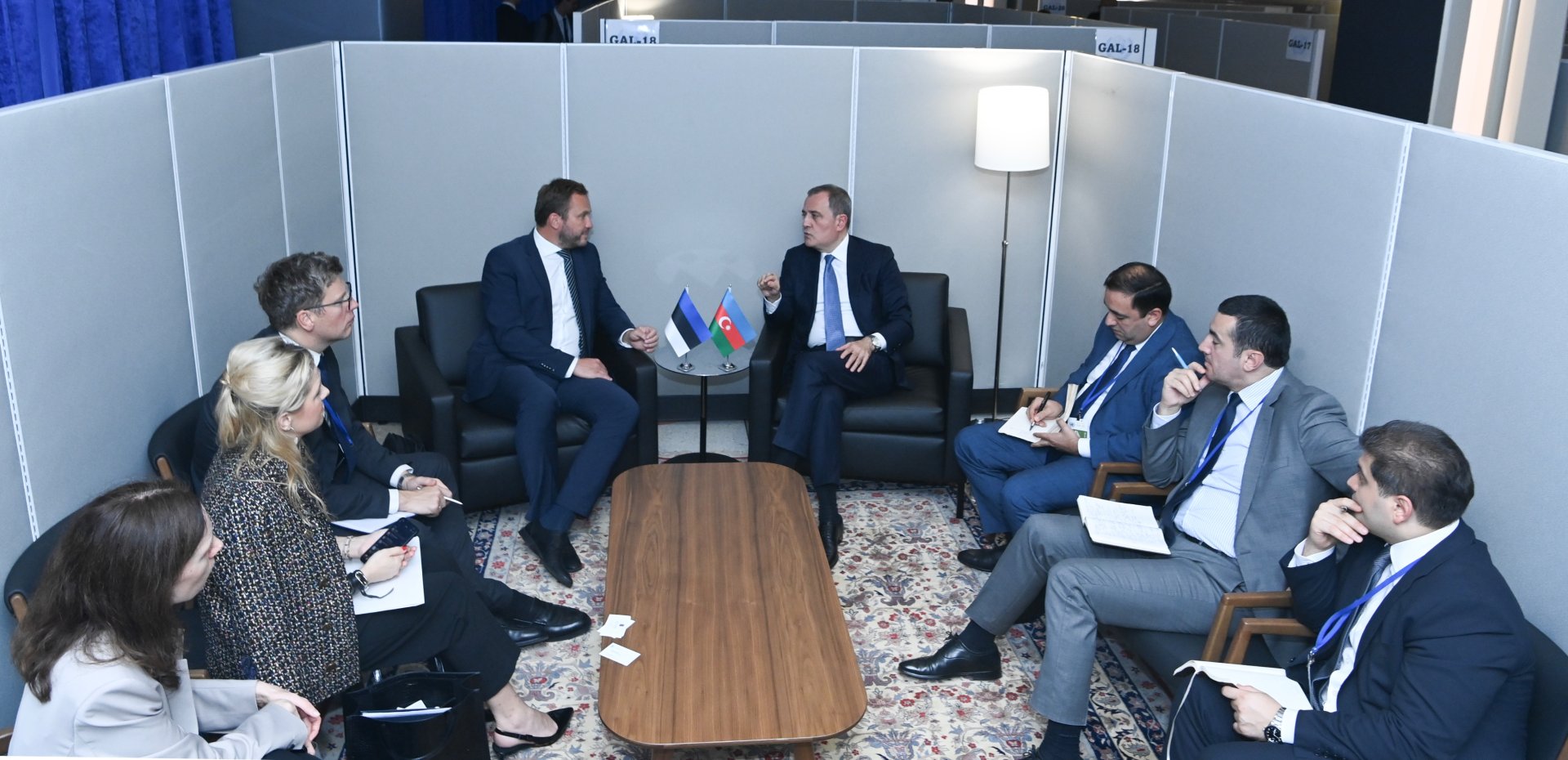 Azerbaijani FM meets with Estonian Foreign Minister (PHOTO)