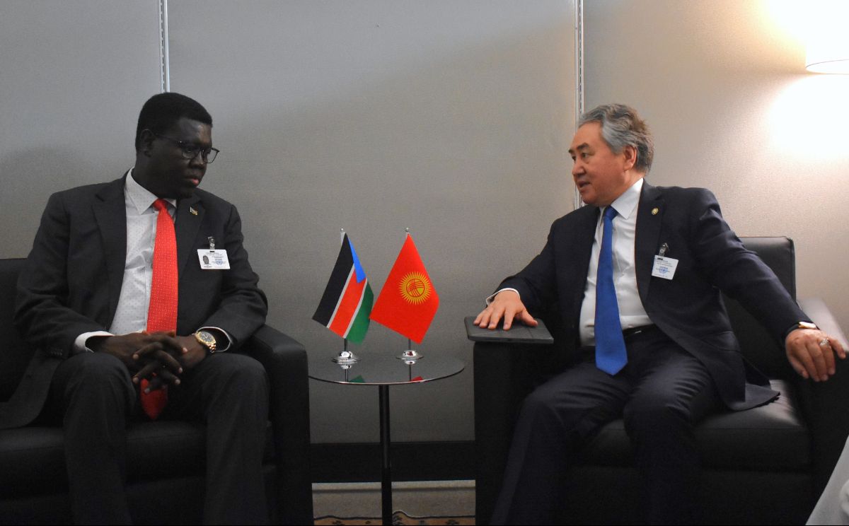 Kyrgyzstan and South Sudan shake hands on diplomatic partnership
