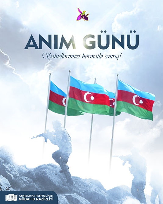 Azerbaijan's Defense Ministry marks Remembrance Day with commemorative post (VIDEO)